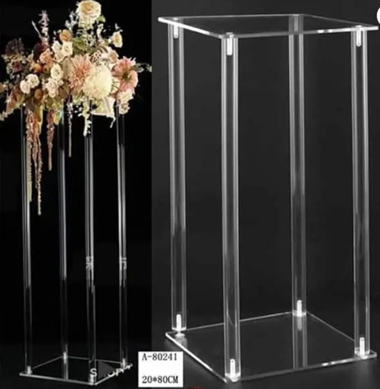 Stativ Flori 20x80cm PVC A-80241 Wei